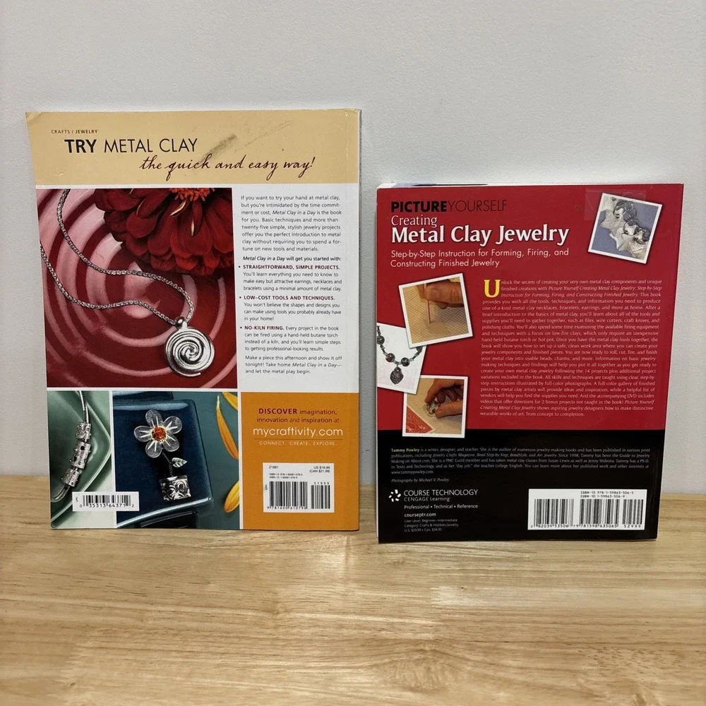 Metal Clay‎ Jewelry Making Books Lot Of 2